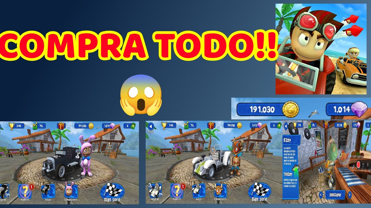 COMO DESCARGAR ¡Beach Buggy Racing al Máximo!😱