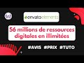 Envato elements avis prix  test  ressources digitales illimites busilearn