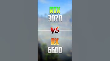 RX 6600 vs RTX 3070