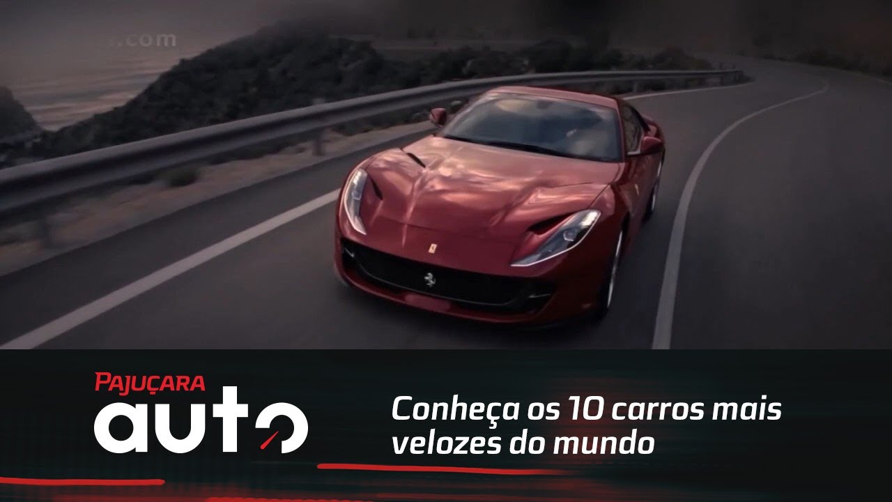 Conheça os 10 carros mais rápidos do mundo