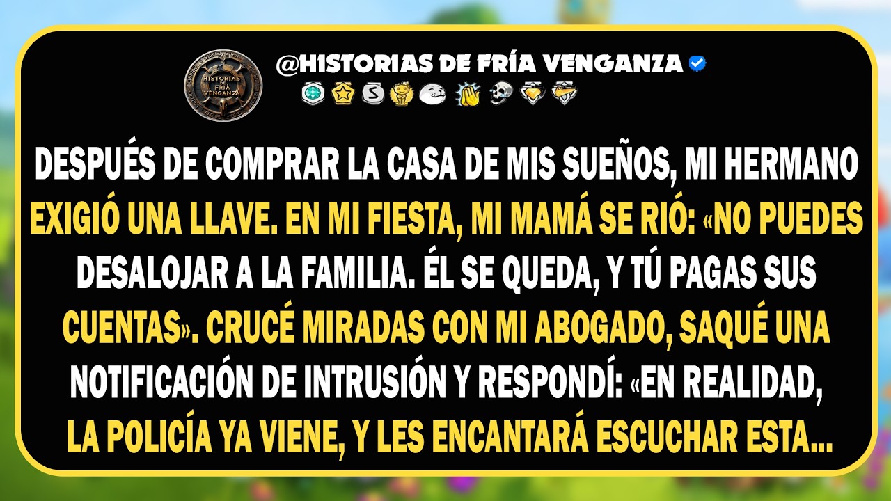 Mi madre exigió mi casa: “No puedes desalojarnos”. Levanté el aviso y dije: “La policía ya viene...