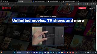 Hero Section Design of Netflix