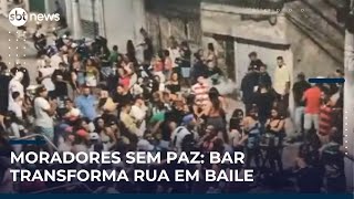 Bar transforma rua residencial em baile e tira a paz de moradores | #SBTNews Manhã (08/05/25)