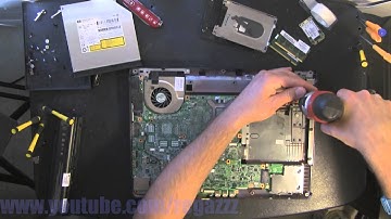 HP DV6000  take apart video, disassemble, how to open (UNDER 8 MIN) disassembly