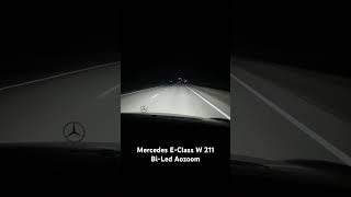 Mercedes W211 На Bi-Led Линзах От Компании Aozoom