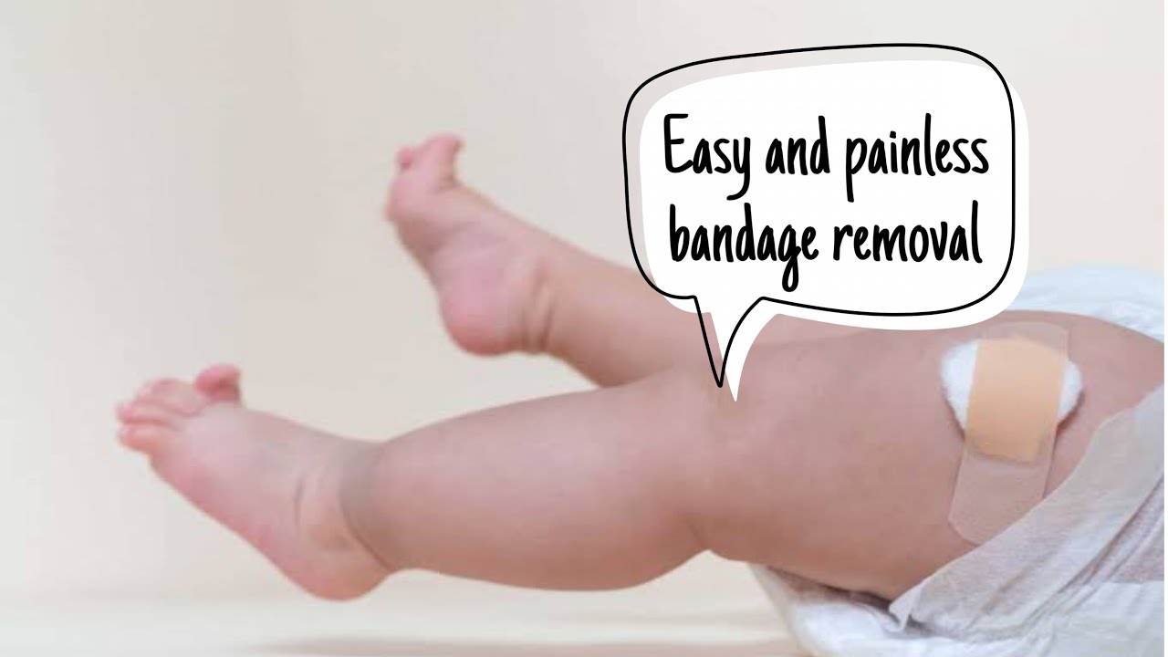 BandAid removal hacks Baby MK 7weeks YouTube