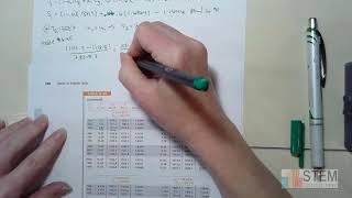Thermodynamics work and entropy example with steam table interpolation