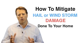 Storm Damage: How To Mitigate the Damage from Wind Or Hail Storm