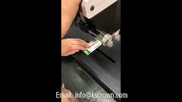 Elastic staple packaging machine, plastic staple pin fastener system