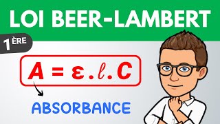 Loi Beer-Lambert Absorbance Et Concentration 1Ère Spé Chimie