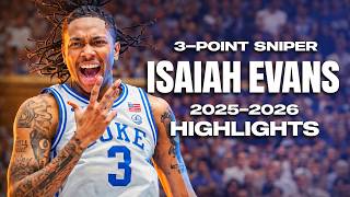 Isaiah Evans 2025-2026 Season Highlights