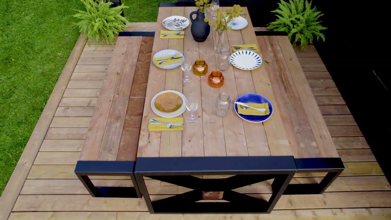 Modern Muskoka Extended Dining Table Kit | Toja Grid – Toja Canada