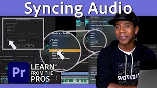 How to Sync Multiple Audio Sources | Premiere Pro Tutorial w/ Roberto Blake |  Adobe Video