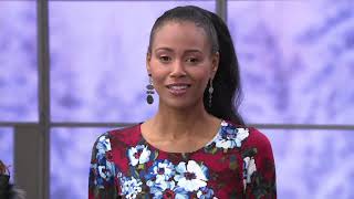 Susan Graver Set of 2 Printed Brushed Liquid Knit Tops on QVC