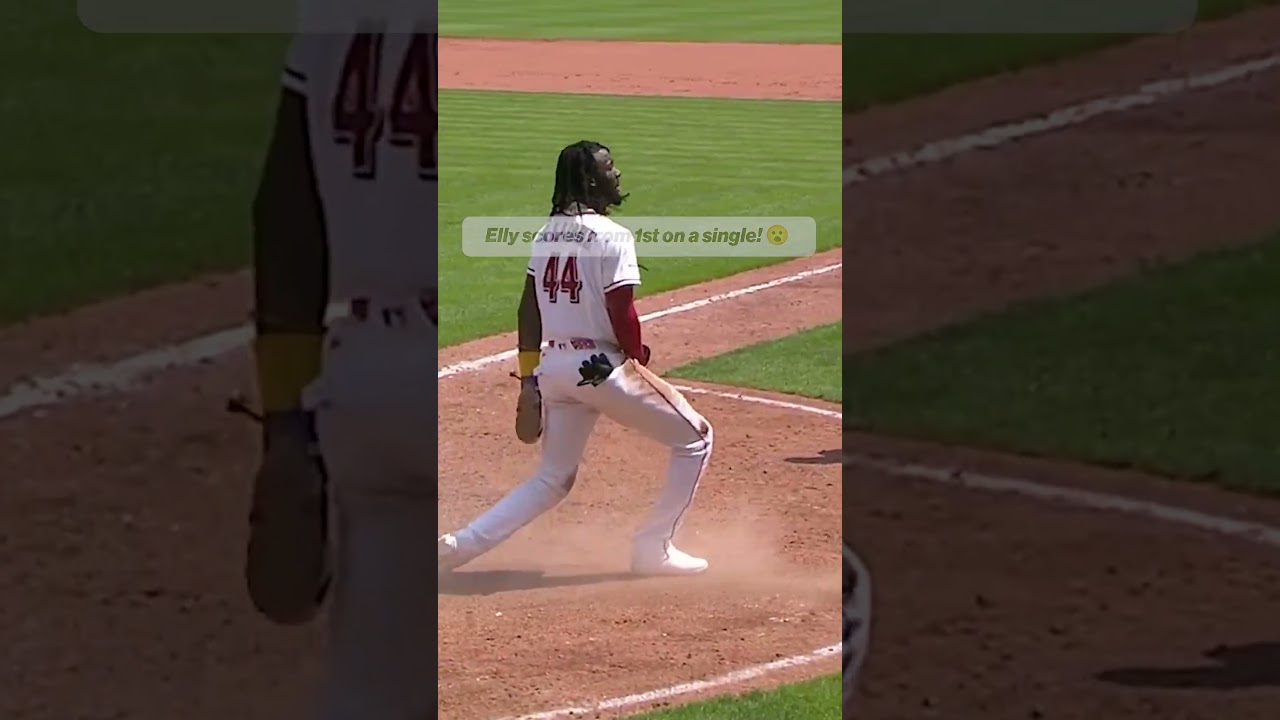 Elly De La Cruz was FLYING on this 💨 #mlb #ellydelacruz
