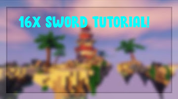 How to Make a 16x Texture Pack : The Swords (#1) + paint.net basics