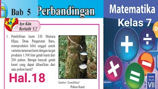 Pembahasan soal ayo kita berlatih 5.2 matematika kelas 7 smp/mi buku
senang belajar bab 5 perbandingan semester genap