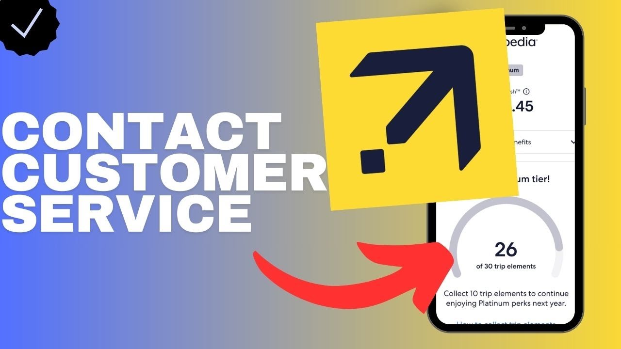 How to contact the customer service in the Expedia app?