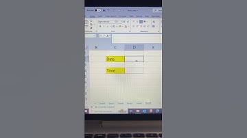How to print current time and date using shortcut #shorts #excel #viral