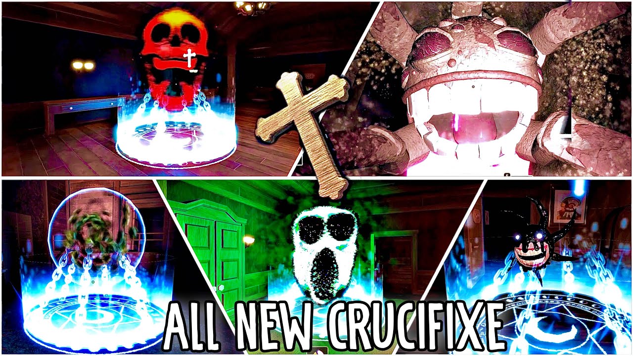 DOORS CONTENT Update All New Crucifix Uses Doors 1 + 2 - Roblox - YouTube