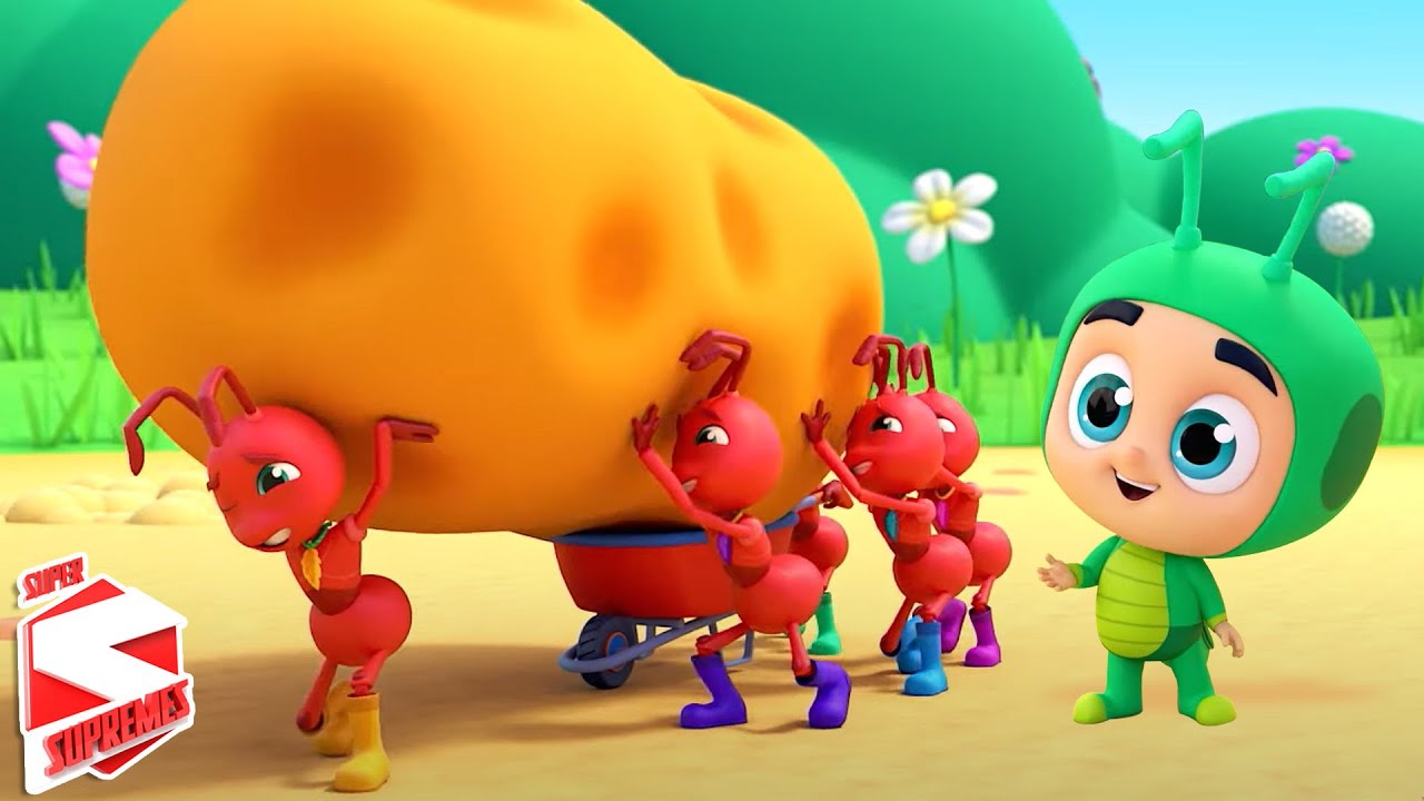 The Ant and The Grasshopper  Cartoon Animated Story For Babies  Kids Stories For Children