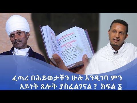 ቪዲዮ: ሁሉም ህይወት ምን ያስፈልገዋል?