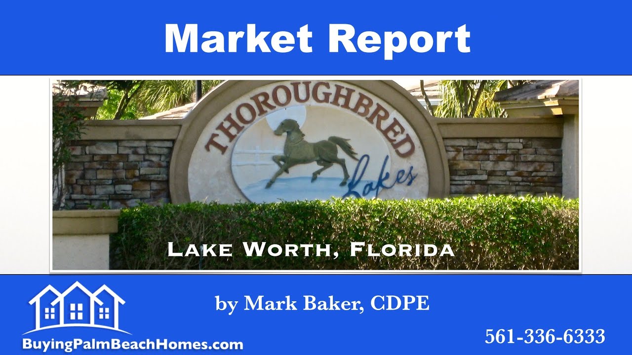 Thoroughbred Lakes in Lake Worth, FL Homes for Sale Report YouTube