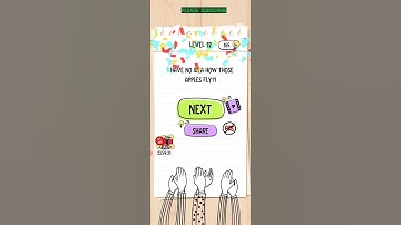 BRAIN TEST LEVEL 12 WALKTHROUGH WITH COMMENTARY