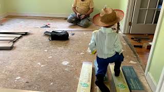 Lowe’s Smartcore Natural laminate￼flooring #smartcore
