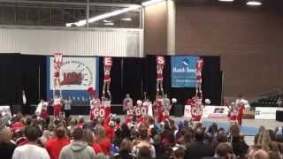 Iowa State Cheerleading Competition 2014
