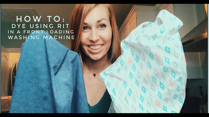 How To: Dye Using Rit In A Front Loading Washing Machine - Camper/RV Curtains