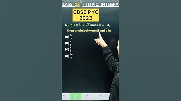 #cbsepyq2023  #CBSE2025 #maths #cbsepyq2024 #vector_algebra class12   class12 #class12mathspaper