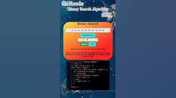 Day 44: New Binary Search Project using JavaScript CSS HTML #webdevelopment #coding