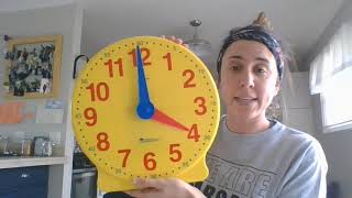 Math Workshop - Telling Time to the Half Hour - 4/15/20