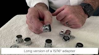 Faucet Thread Adapters: Inch Adapters