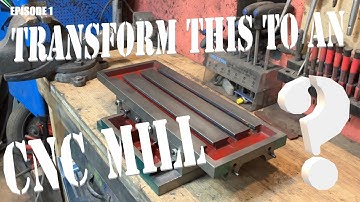 Build an DIY CNC Mill Vevor X-Y Table. Episode 1. The X-Axis