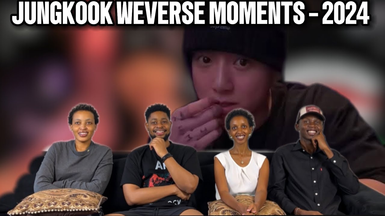 Our Reaction To JUNGKOOK'S weverse LIVE moments - 1st Live after military - 2024