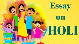 essay in English on Holi l 10 lines on Holi #english #essay #paragraph #essaywriting #composition