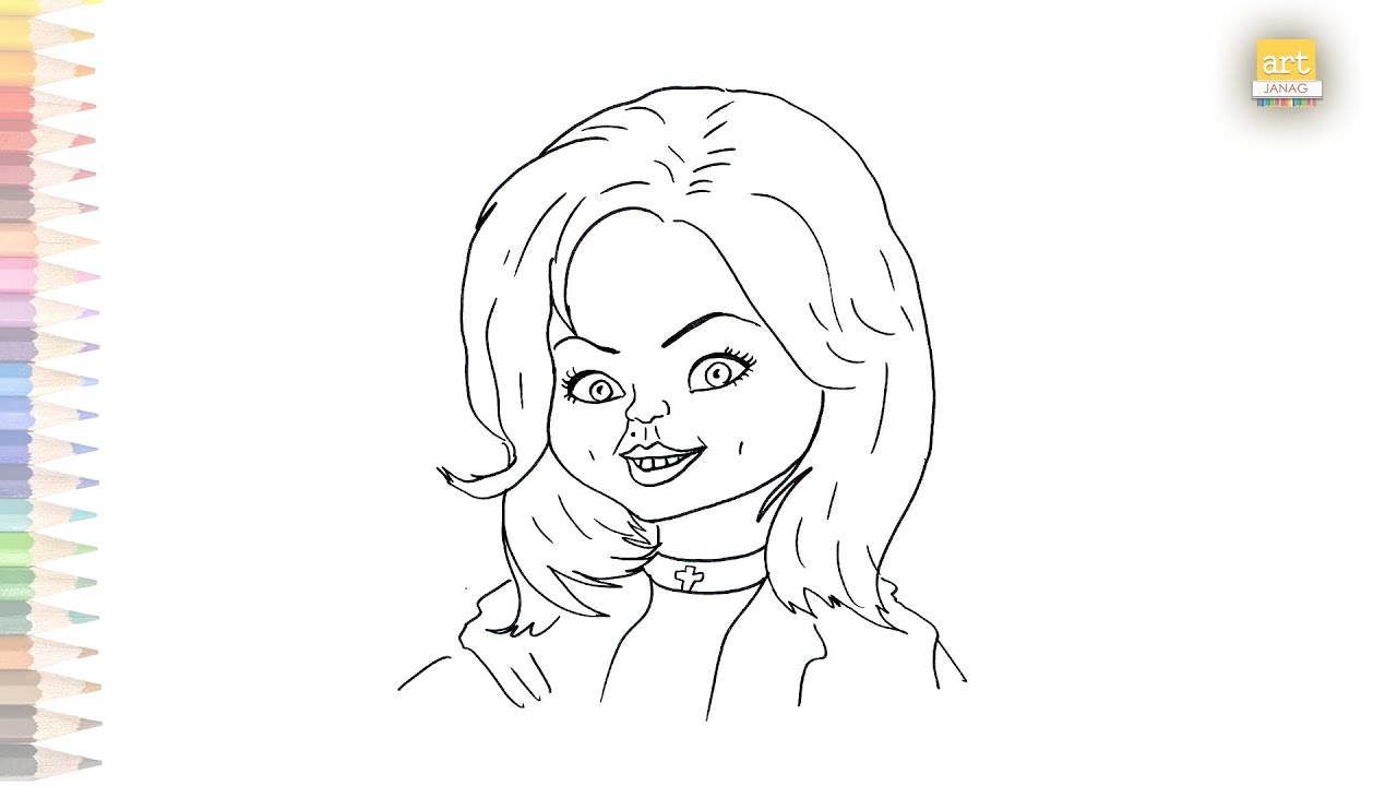 Bride Of Chucky Drawing