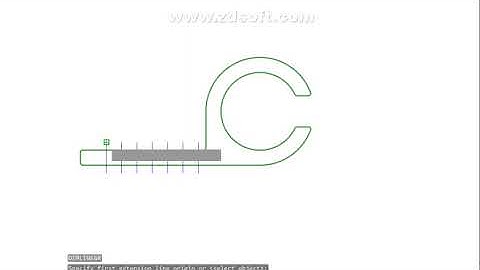 Divide offset distance into equal steps in Autocad