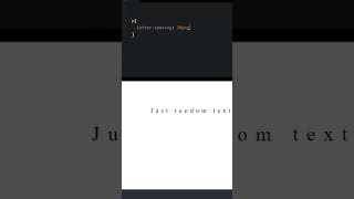 Letter Spacing #html #css #letter #spacing
