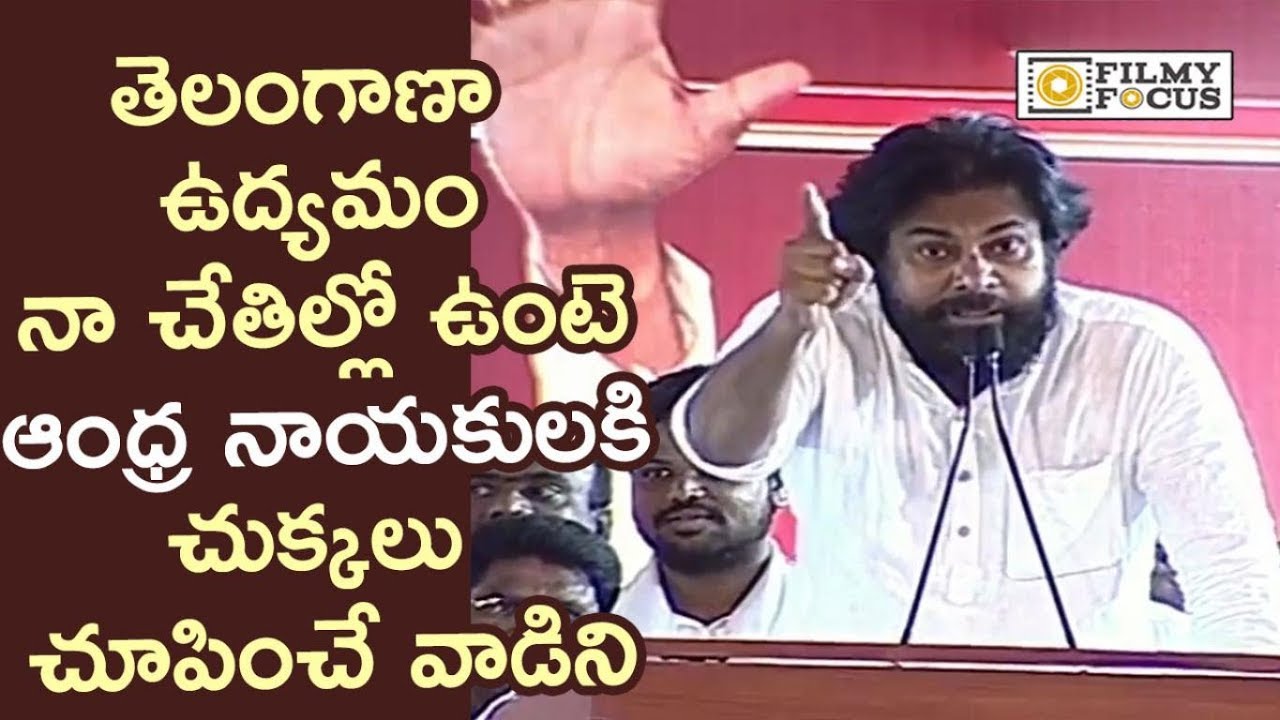 Pawan Kalyan Sensational Comments on Telangana Movement and Andhra Politicians @Janasena Hyderabad