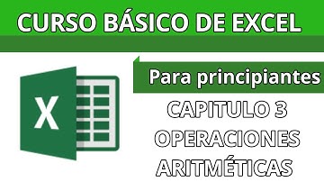 Curso Basico de Excel #3 Operaciones Aritmeticas
