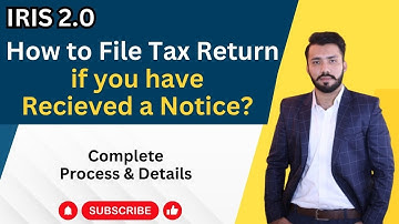 How to file tax return if you have received a notice IRIS 2.0 | FBR Notice Reply