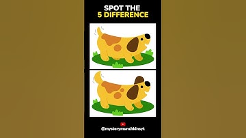 Spot 5 differences #mystery #mysterious #puzzle #solve #spotthedifference  #challenge #quiz #funny