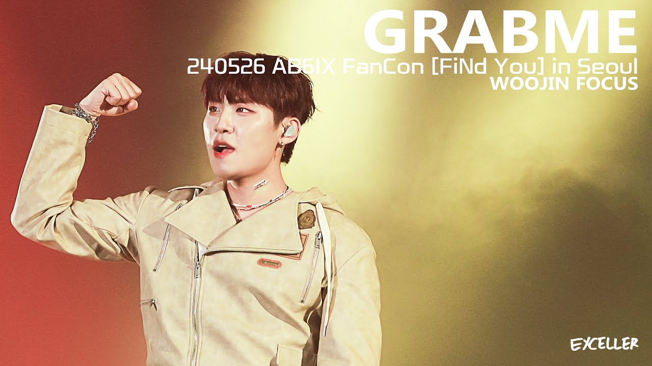 240526 AB6IX FanCon [FiNd YOU] in Seoul GRABME PARK WOOJIN Focus 4K ...