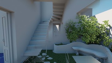 blender ambient occlusion with cycles from inside a house to outside