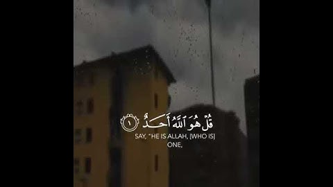سورة الإخلاص ماهر المعيقلي حالات واتس اب