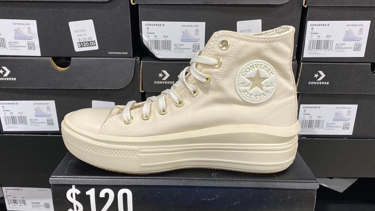 Converse Chuck Taylor All Star Move Platform High “Golden Elements” - Style  Code: A02189C - YouTube