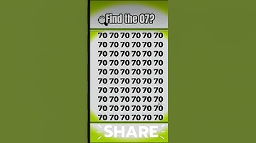 FIND 07 | #facts #maths #quiz #iqtest #shortsvideo #gkhindishort